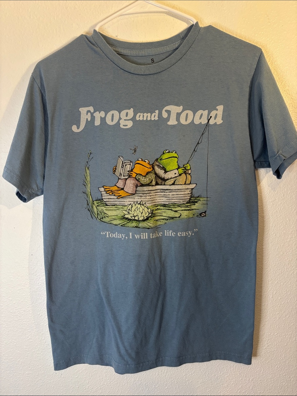 Frog and Toad Graphic Short Sleeve Tee - Blue